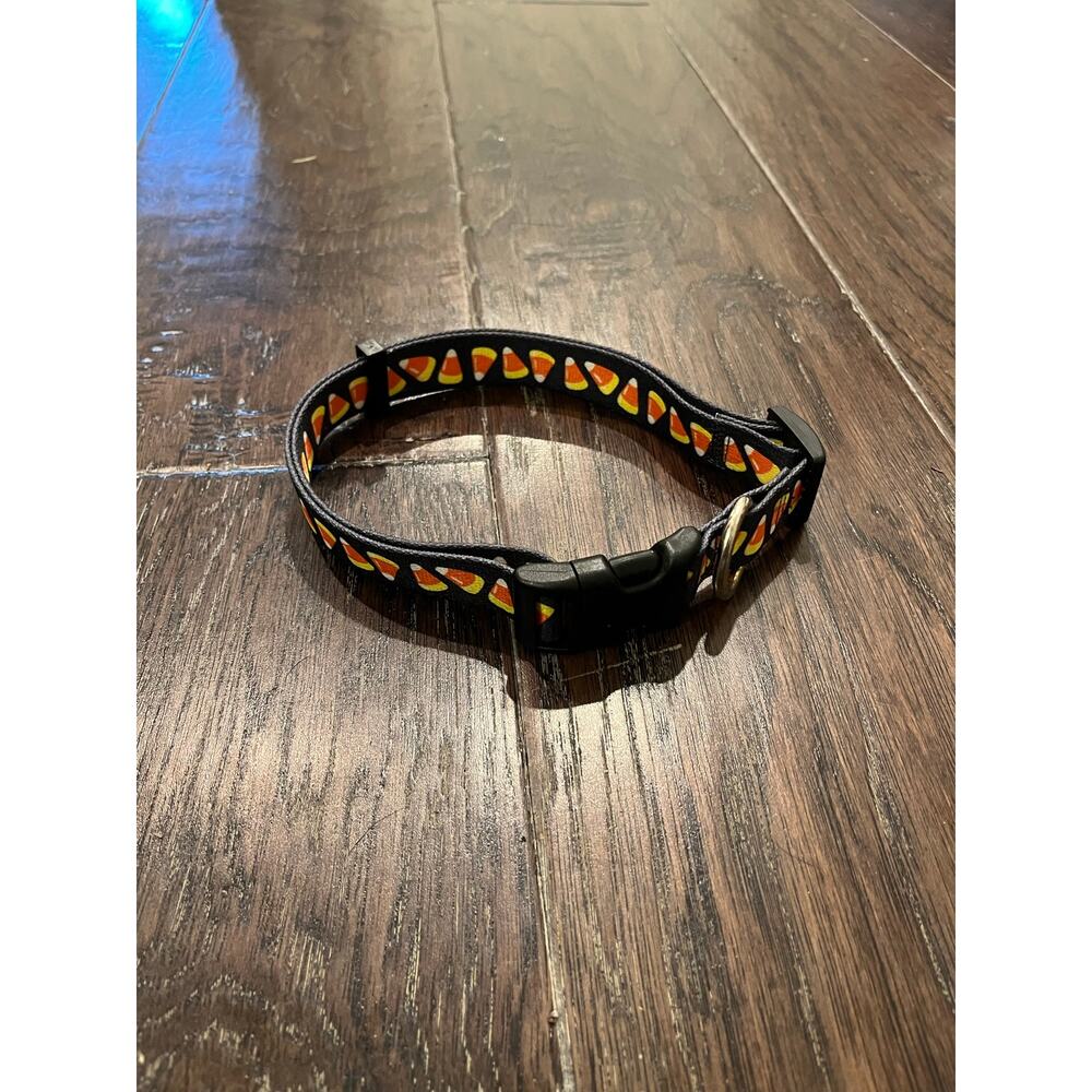Candy Corn Halloween Collar Large Dog